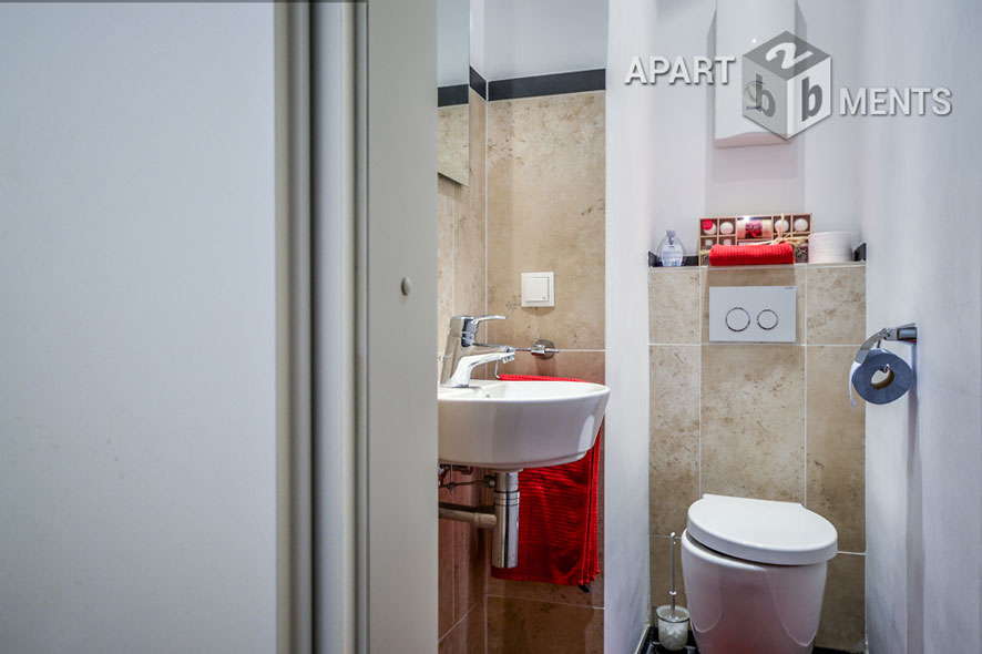 Modern möblierte sehr helle Wohnung in Bonn-Bad Godesberg-Heiderhof
