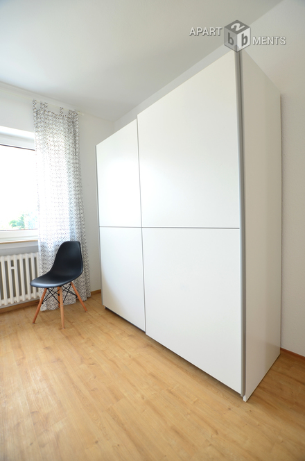 Bright and furnished balcony flat for couple or family in Bonn-Plittersdorf