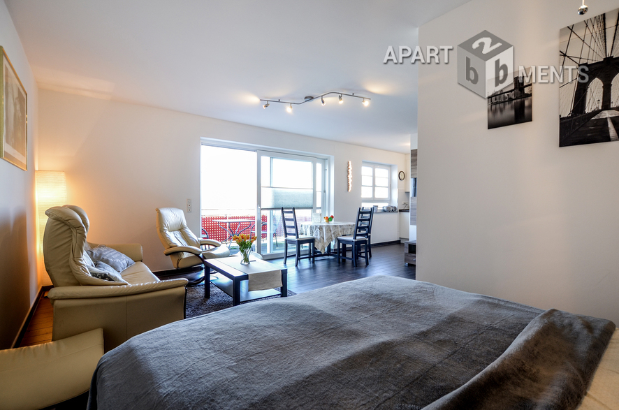 Modern furnished apartment with balcony in a quiet location in Sankt Augustin