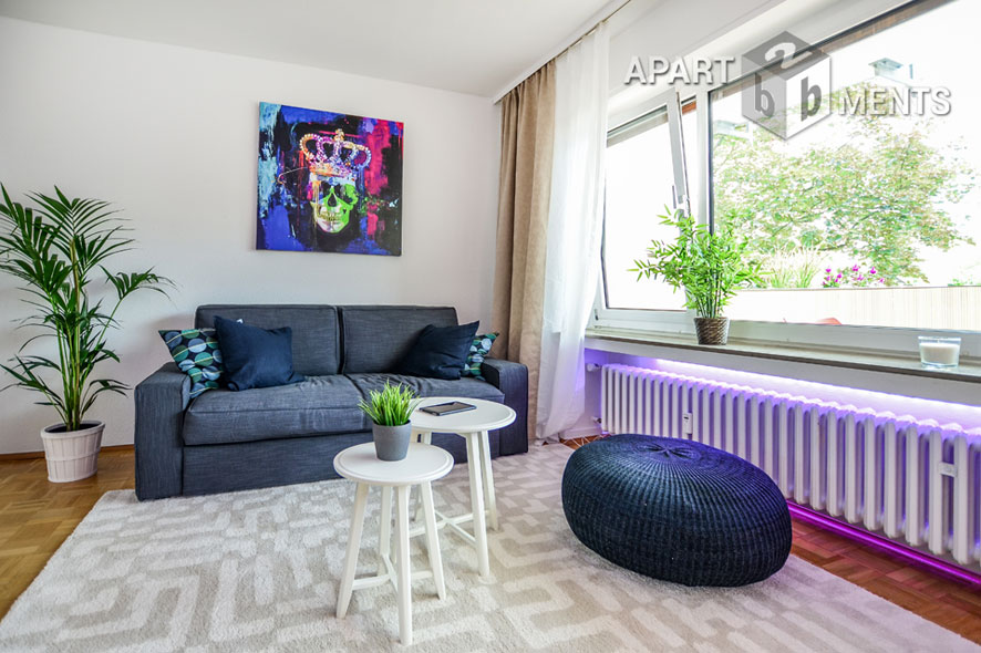 Möblierte und geräumige Wohnung in Bonn-Hochkreuz nah Plittersdorf