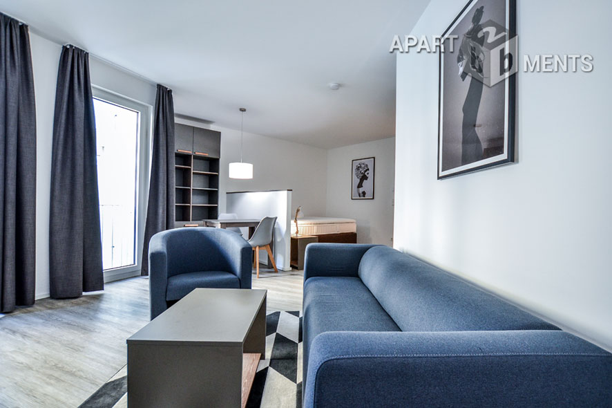 Modern and high-quality furnished apartment with balcony in Bonn-Beuel-Mitte