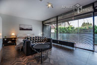 Furnished comfort apartment with balcony in Bonn-Bad Godesberg-Plittersdorf