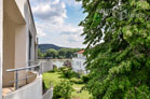 Möblierte Wohnung mit Rheinblick vom Balkon in Bonn-Plittersdorf
