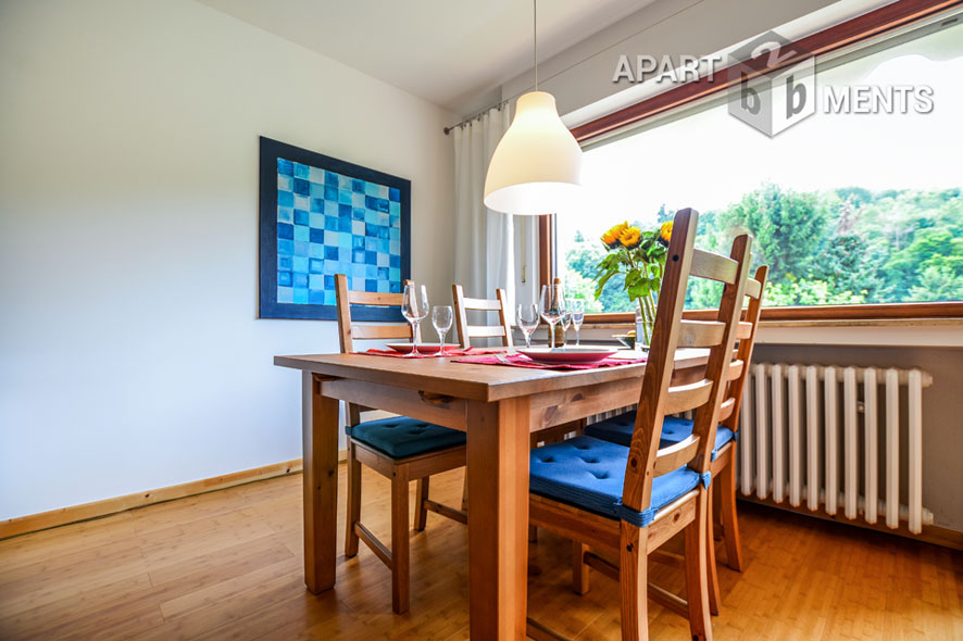 Modern möblierte und geräumige Wohnung mit Balkon in Bonn-Friesdorf