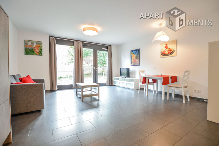Möbliertes Apartment in bester Rheinlage in der Rheinloge in Bonn-Zentrum