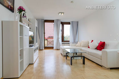 Furnished and luxurious apartment with balcony in a quiet location in Wesseling