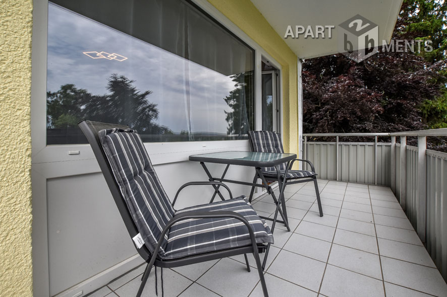 Furnished apartment with view of Drachenfels and Rhine Valley in Bonn-Muffendorf