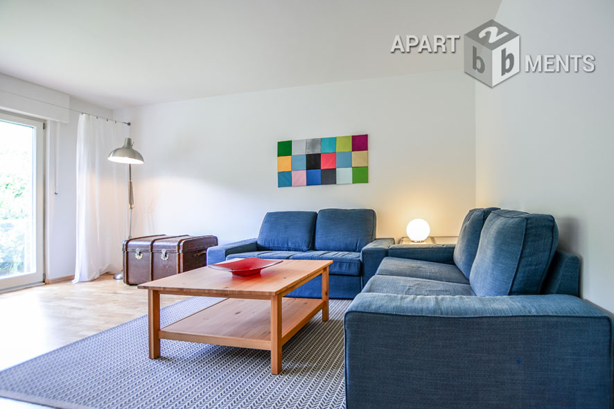 Modern furnished and spacious apartment with balcony in Bonn-Friesdorf