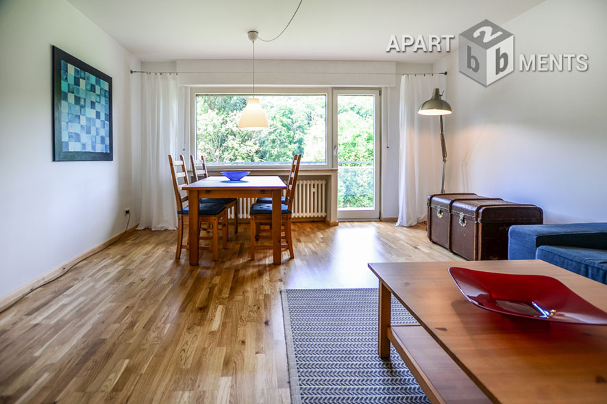 Modern furnished and spacious apartment with balcony in Bonn-Friesdorf