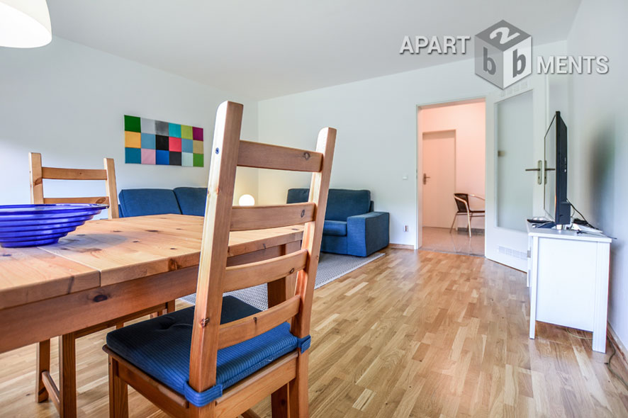 Modern furnished and spacious apartment with balcony in Bonn-Friesdorf