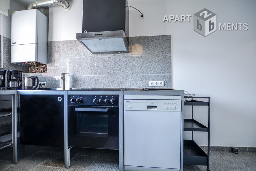 Modern furnished and spacious apartment with balcony in Bonn-Friesdorf