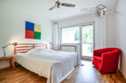 Modern furnished and spacious apartment with balcony in Bonn-Friesdorf