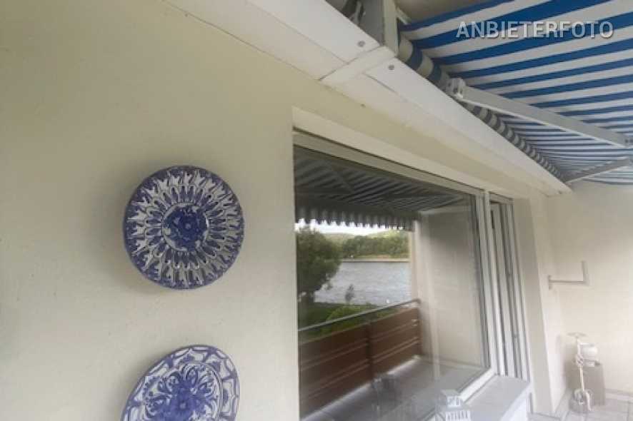 Furnished balcony flat with garden directly on the Rhine in Remagen-Rolandseck