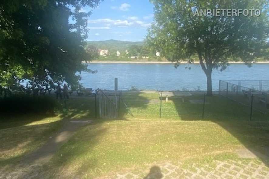 Furnished balcony flat with garden directly on the Rhine in Remagen-Rolandseck