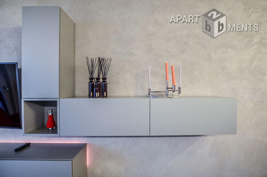 Möblierte Wohnung der Top-Kategorie mit Sauna und Balkon in Bonn-Beuel