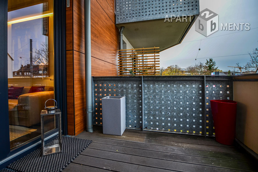 Möblierte Wohnung der Top-Kategorie mit Sauna und Balkon in Bonn-Beuel