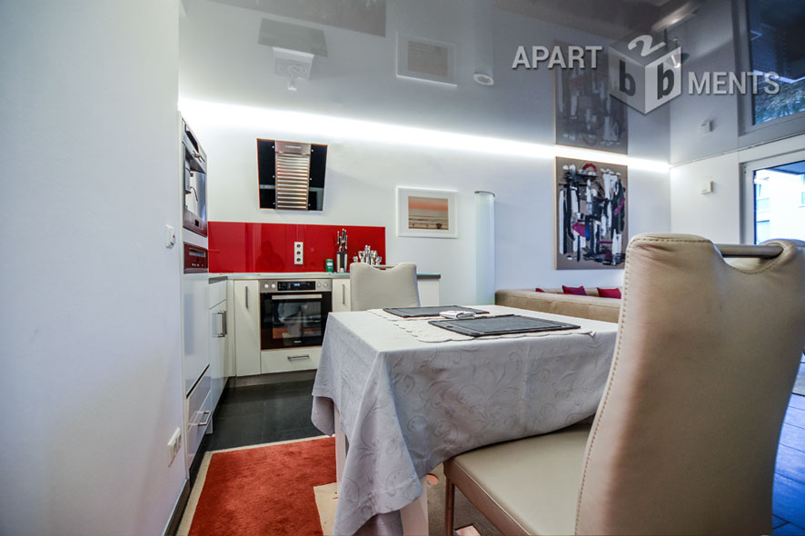 Möblierte Wohnung der Top-Kategorie mit Sauna und Balkon in Bonn-Beuel