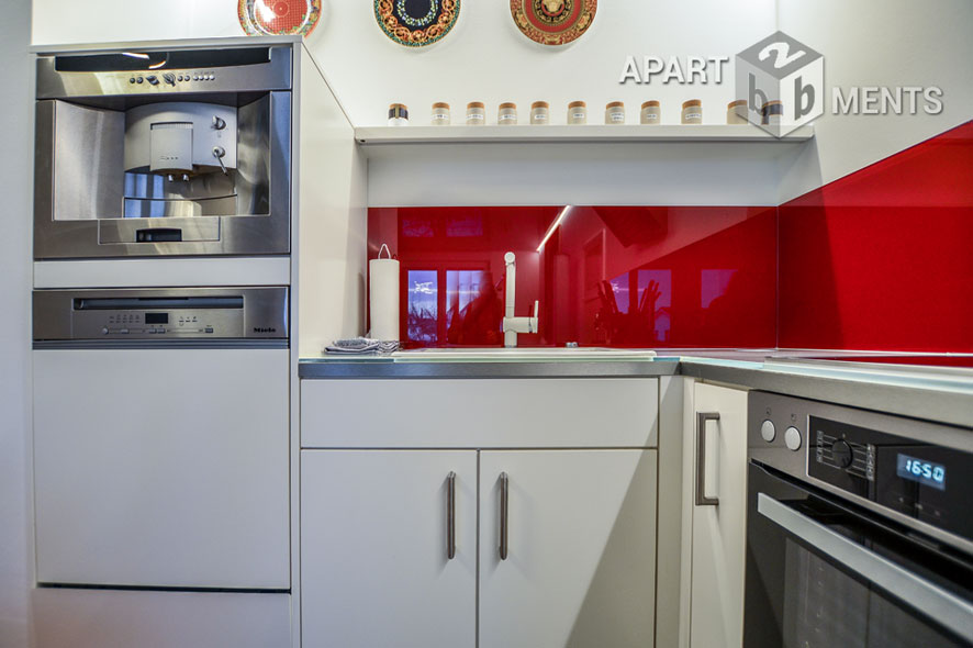 Möblierte Wohnung der Top-Kategorie mit Sauna und Balkon in Bonn-Beuel