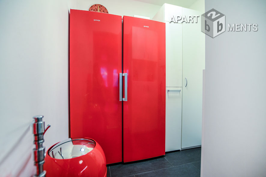 Möblierte Wohnung der Top-Kategorie mit Sauna und Balkon in Bonn-Beuel