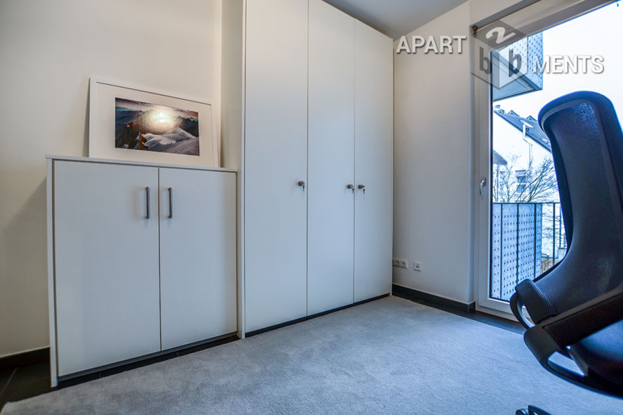 Möblierte Wohnung der Top-Kategorie mit Sauna und Balkon in Bonn-Beuel