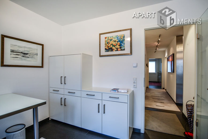 Möblierte Wohnung der Top-Kategorie mit Sauna und Balkon in Bonn-Beuel