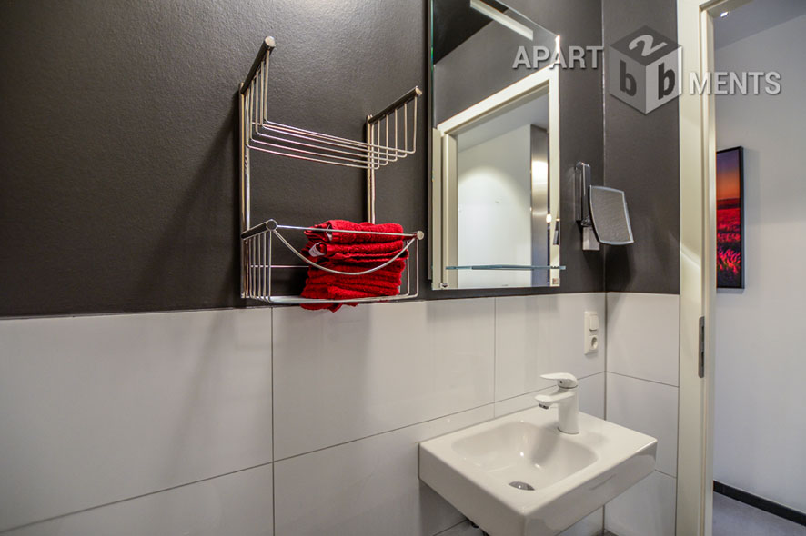 Möblierte Wohnung der Top-Kategorie mit Sauna und Balkon in Bonn-Beuel