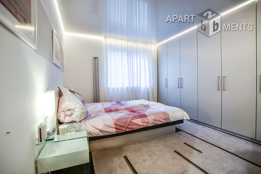 Möblierte Wohnung der Top-Kategorie mit Sauna und Balkon in Bonn-Beuel