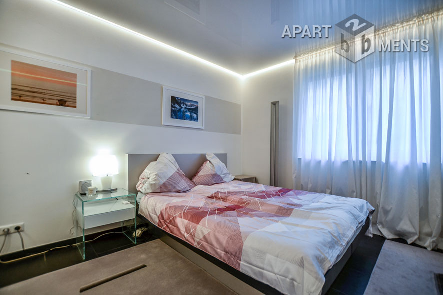 Möblierte Wohnung der Top-Kategorie mit Sauna und Balkon in Bonn-Beuel