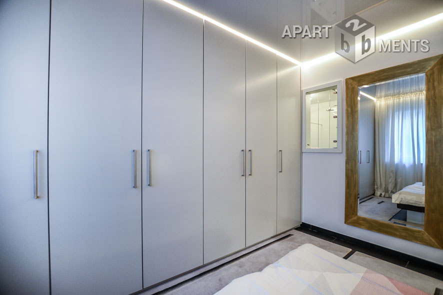 Möblierte Wohnung der Top-Kategorie mit Sauna und Balkon in Bonn-Beuel