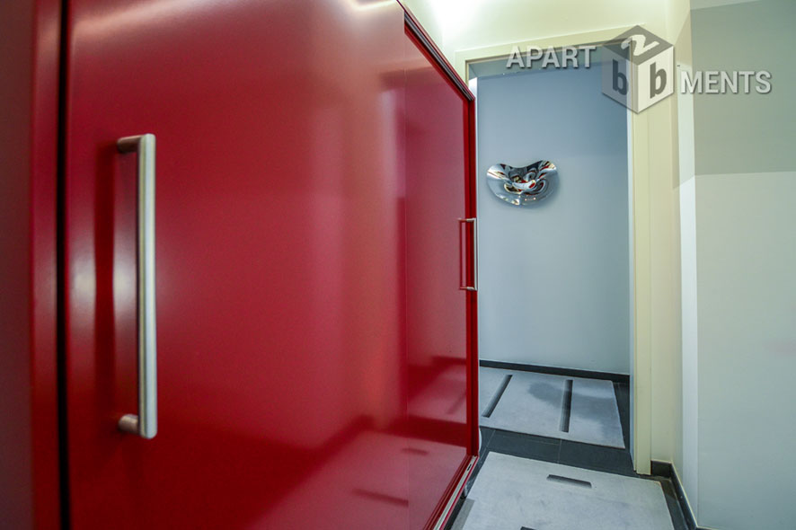 Möblierte Wohnung der Top-Kategorie mit Sauna und Balkon in Bonn-Beuel