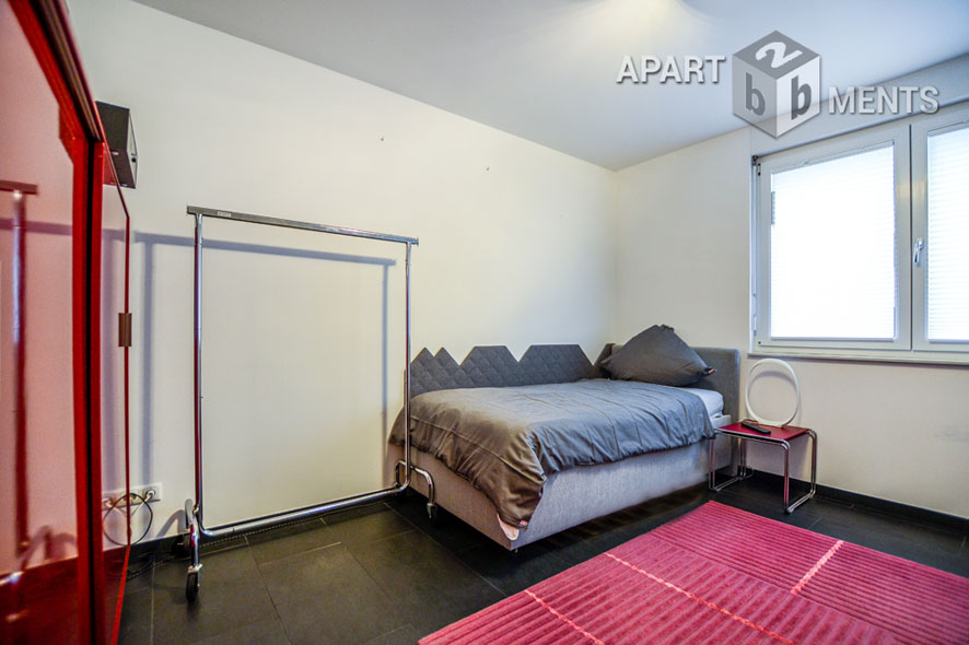 Möblierte Wohnung der Top-Kategorie mit Sauna und Balkon in Bonn-Beuel