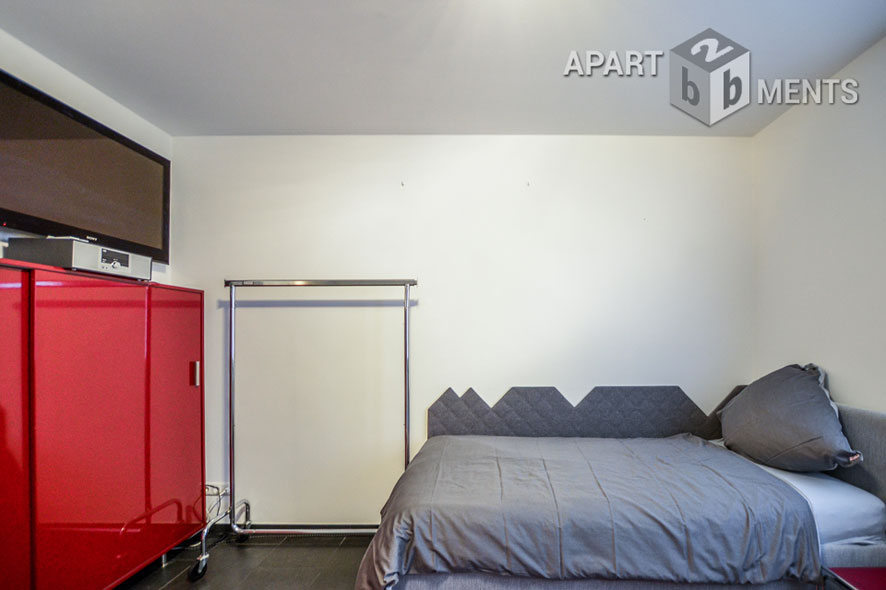 Möblierte Wohnung der Top-Kategorie mit Sauna und Balkon in Bonn-Beuel