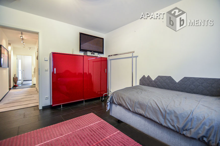 Möblierte Wohnung der Top-Kategorie mit Sauna und Balkon in Bonn-Beuel