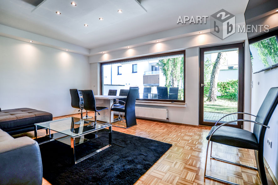 Furnished apartment with large terrace in Bonn-Bad Godesberg-Mehlem