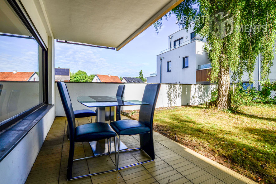 Furnished apartment with large terrace in Bonn-Bad Godesberg-Mehlem