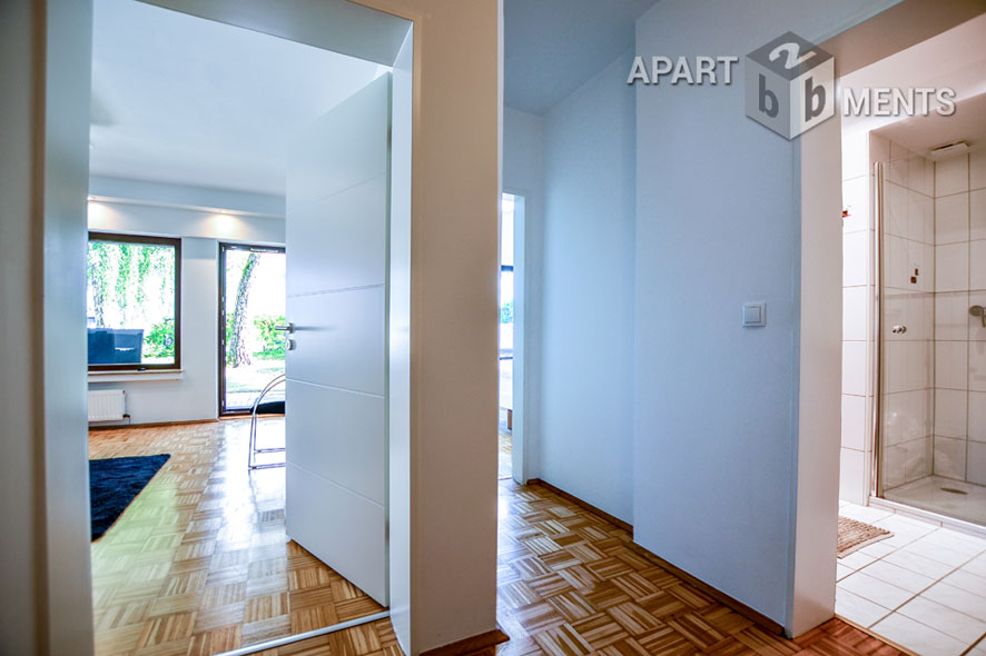 Furnished apartment with large terrace in Bonn-Bad Godesberg-Mehlem