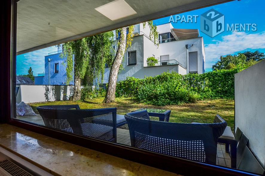 Furnished apartment with large terrace in Bonn-Bad Godesberg-Mehlem