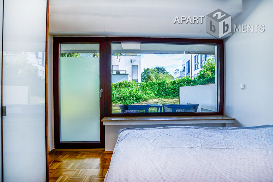 Furnished apartment with large terrace in Bonn-Bad Godesberg-Mehlem