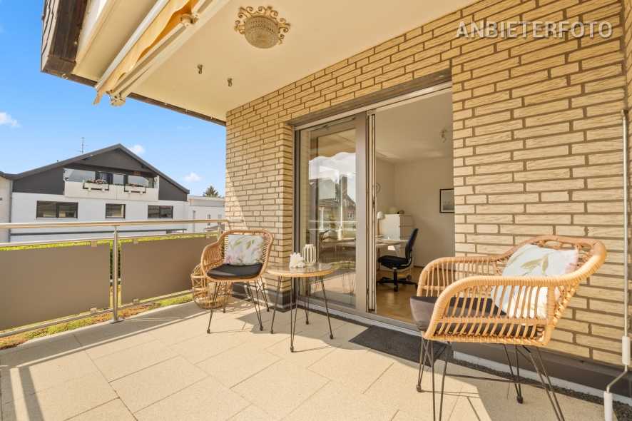 Geräumige und möblierte Wohnung mit Balkon in Niederkassel-Mondorf